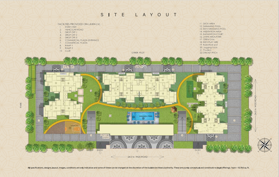 It is a layout image of the project